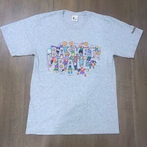 Adult Medium Gray Basketball 🏀 Belief Graphic T-Shirt